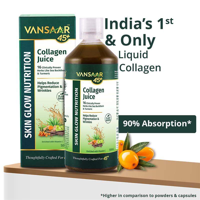 Liquid Collagen with 16 Proven Herbs like Sea Buckthorn & Vitamin C for 98% Brighter Skin