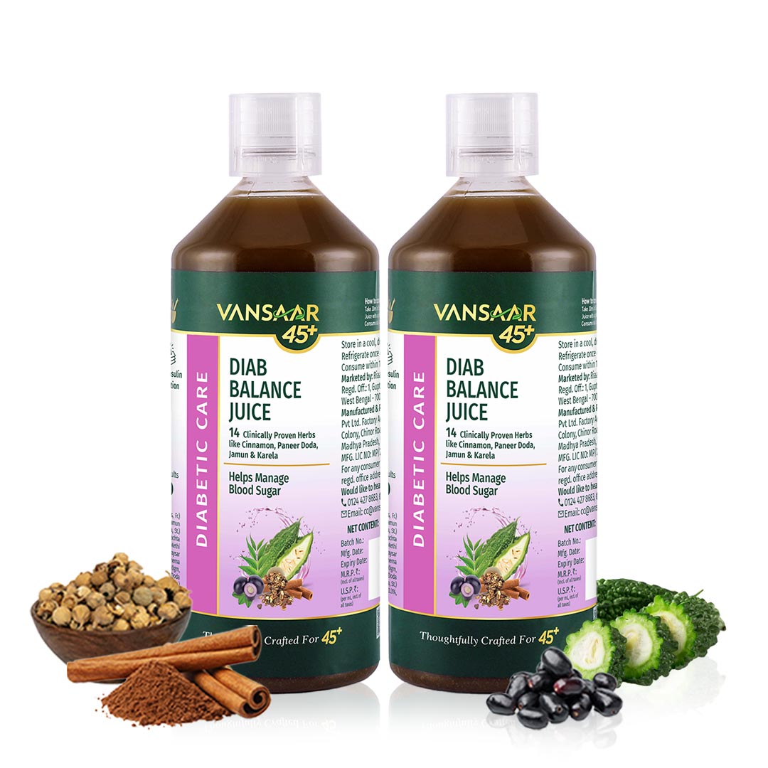 Diab Balance Juice with Paneer Doda & Cinnamon | For Blood Sugar Balance & Healthy HbA1c Levels