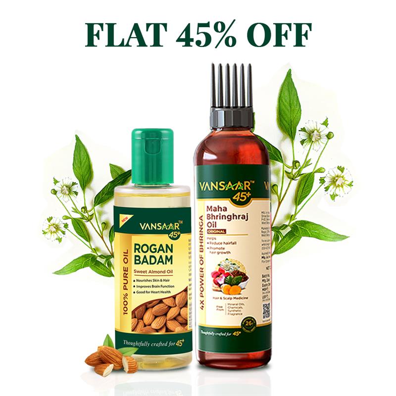 Clinically Proven Hair Oil | Reduces Hair Fall | With Maha Bhringhraj | 26 Potent Herbs | Free Kacchi Neem Comb