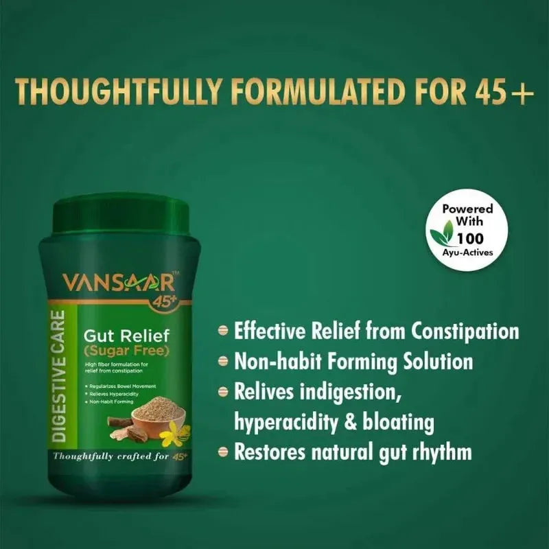 Vansaar 45+ Gut Relief (Sugar free) - 200g - Vansaar