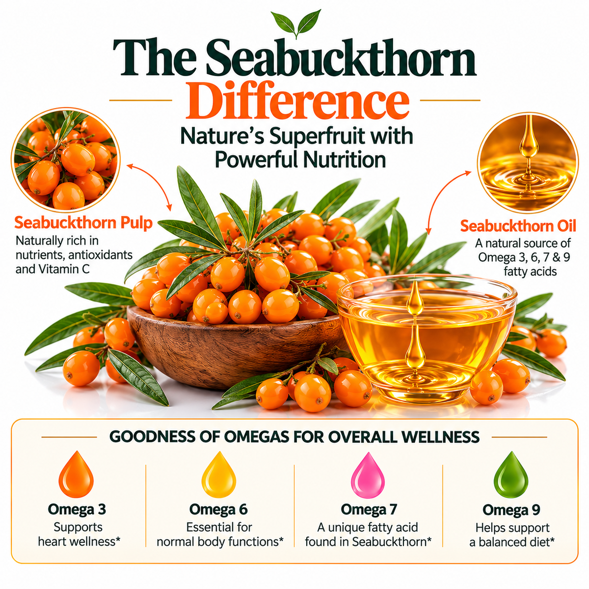 Vansaar 45+ Diab Balance Juice 1L - Fortified with Sea Buckthorn.