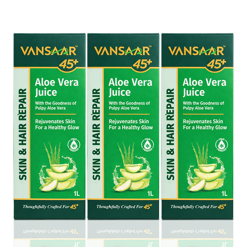 Aloe Vera Juice | For Glowing Skin & Healthy Hair| 100% Cold Pressed | Farm to Bottle in 4 Hours