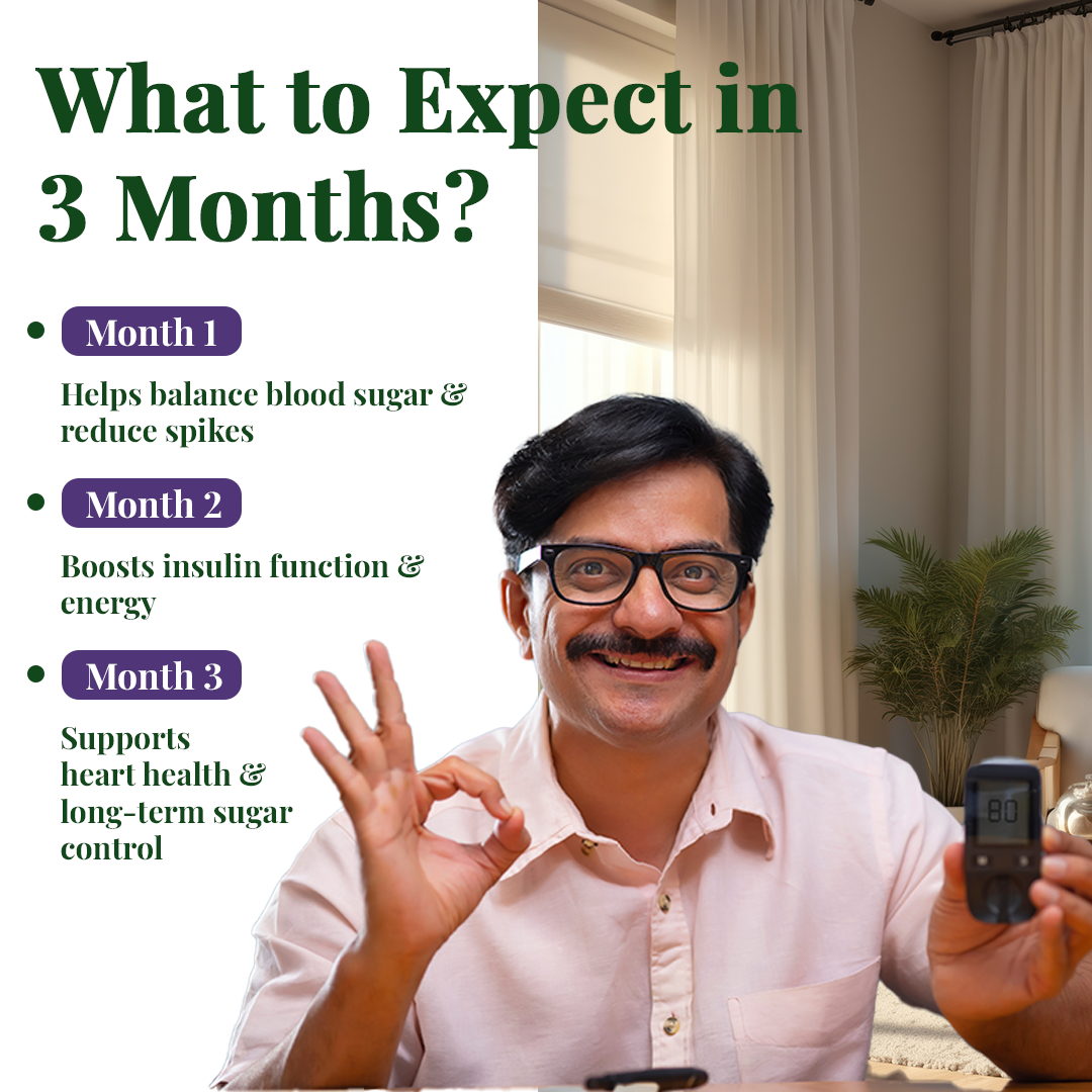 Diab Balance Powder - 250g | Karela, Jamun, Neem Powder Enhanced with 11 Clinically Proven Herbs | Ayurvedic Sugar Management For Diabetes Care | No Preservatives, Easy to Mix