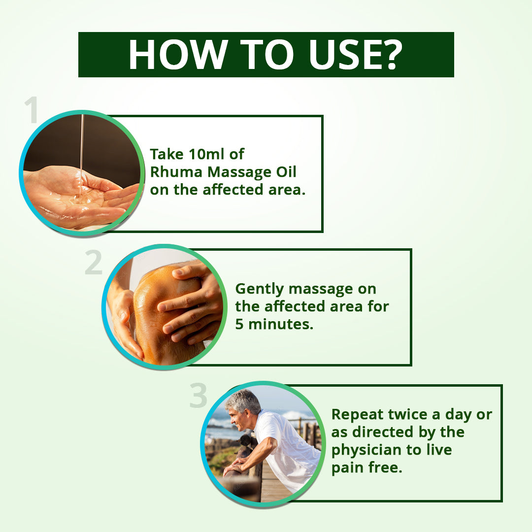 Rhuma Care Oil | Deep, Long-Lasting Relief | Ideal for Knee, Neck, Back & Joint Pain | 100% Ayurvedic Formula