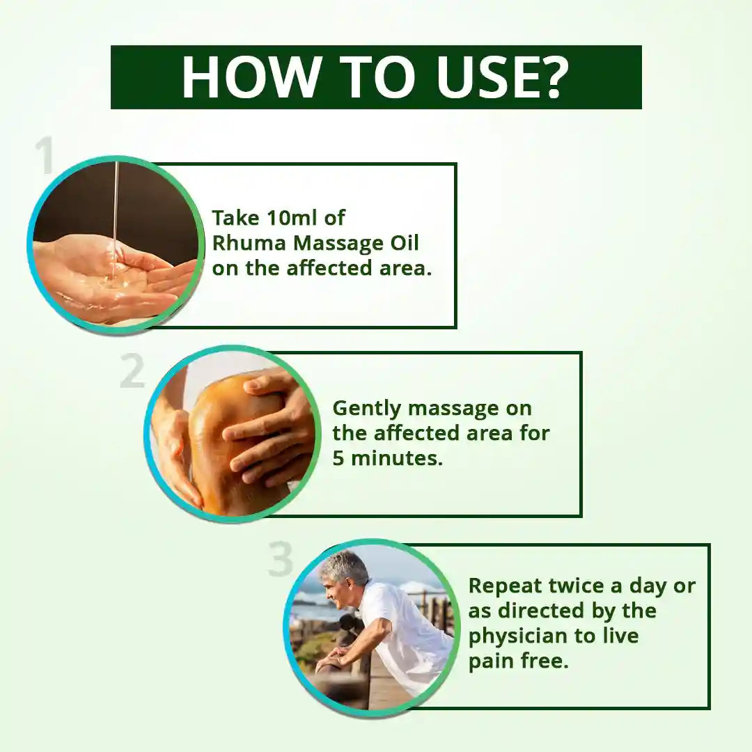 Rhuma Care Oil | Deep, Long-Lasting Relief | Ideal for Knee, Neck, Back & Joint Pain | 100% Ayurvedic Formula