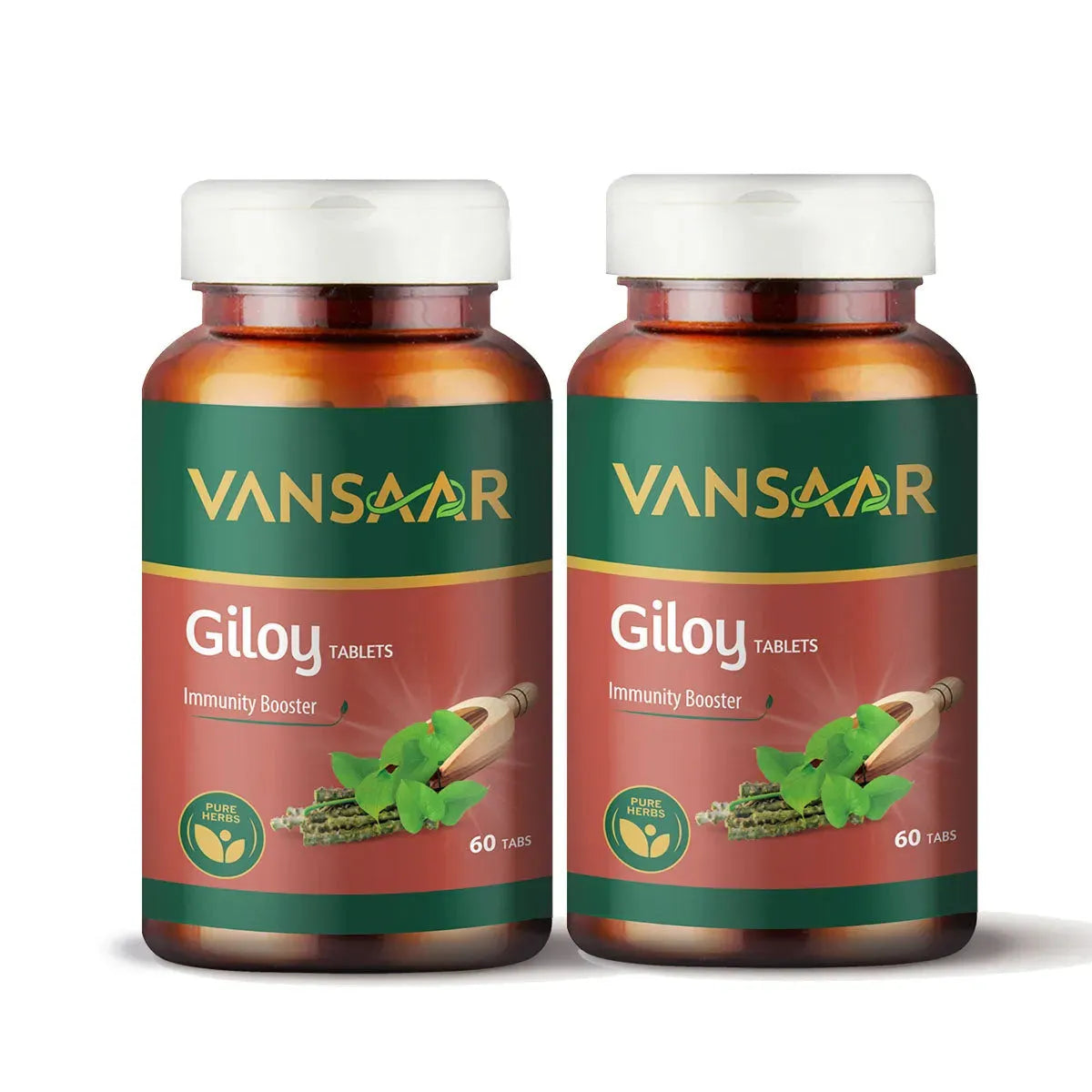Giloy Tablets | Supports Immune Health | Good For Digestion | Made With 100% Pure Giloy Tablets - Vansaar