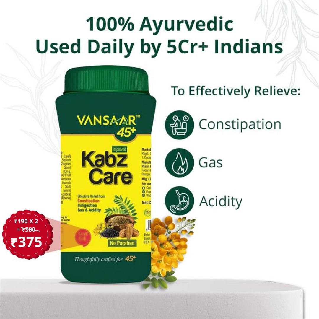 KabzCare | Effectively Relieves Constipation. Gas & Acidity | Non-Habit Forming
