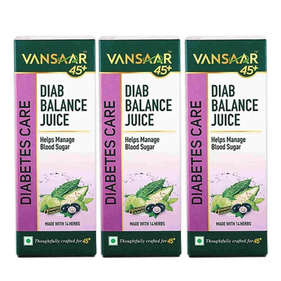 Diab Balance Juice with Paneer Doda & Cinnamon | Reduces Blood Sugar & Boosts Insulin - Vansaar