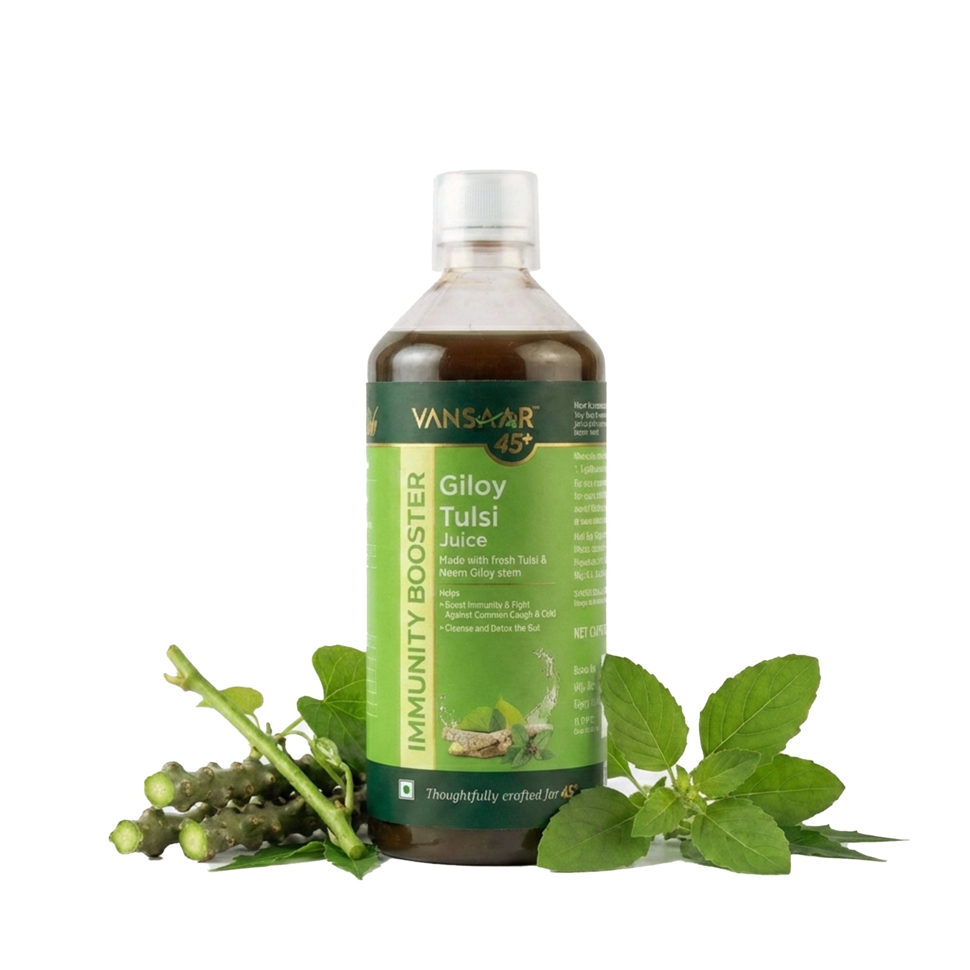 Giloy Tulsi Juice with Immunity Enhancing Benefits | 100% Pure, Natural Juice - 1L