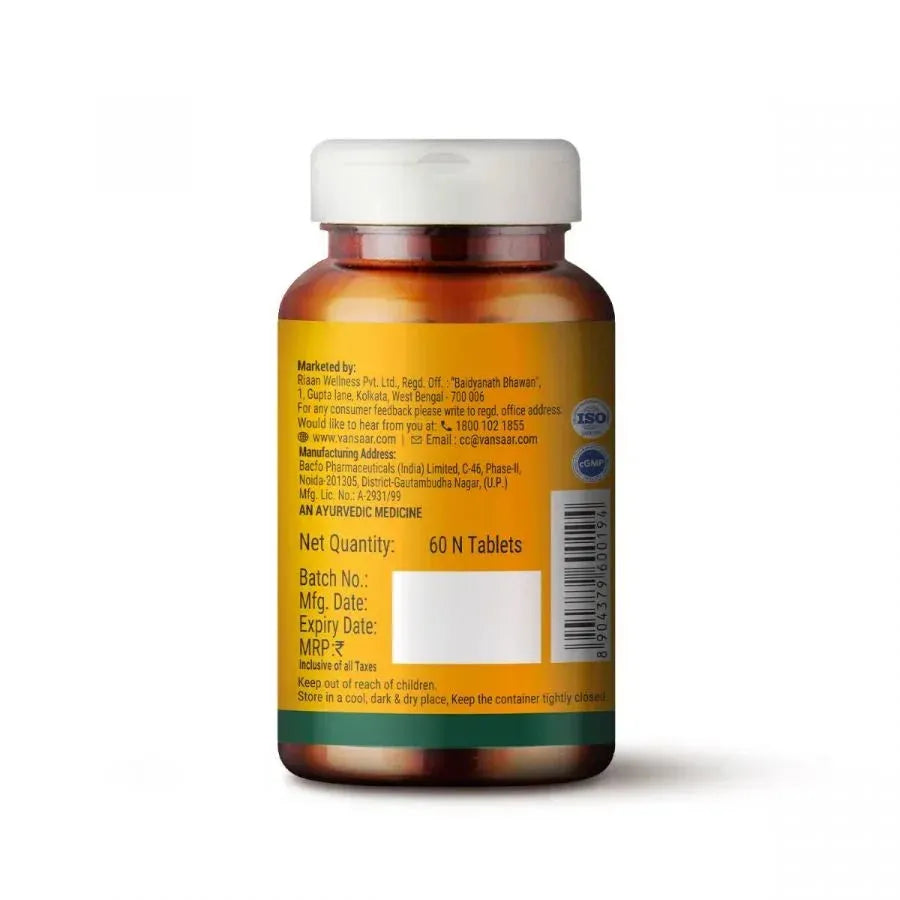 Haldi Tablets | Natural Immunity Booster | Relieves Constipation & Indigestion - Vansaar