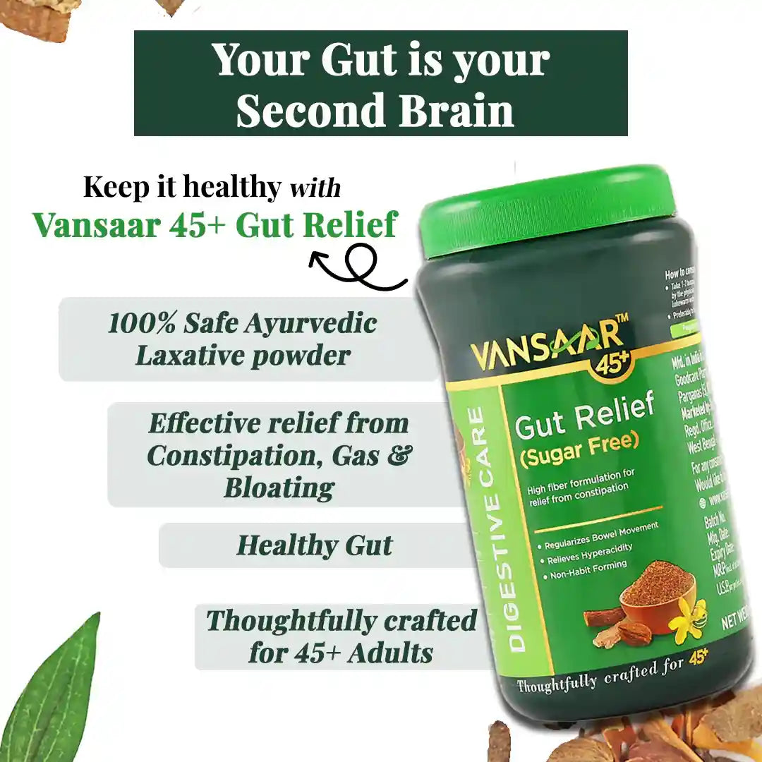 Vansaar 45+ Gut Relief (Sugar free) - 200g