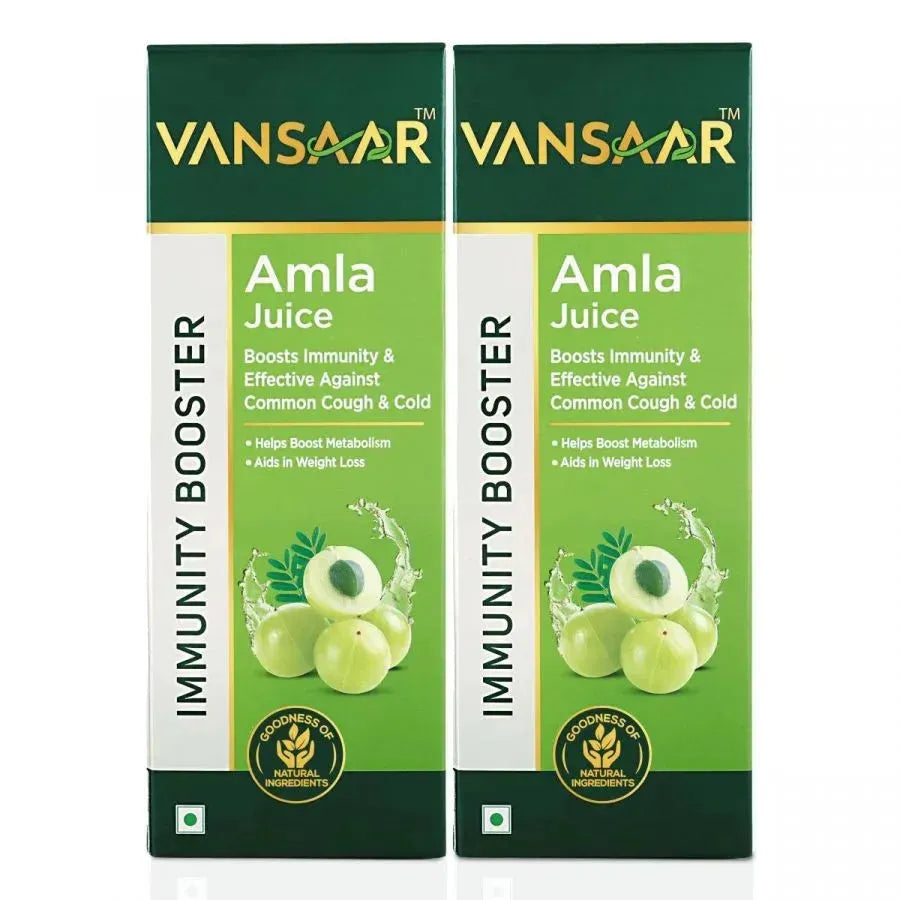 Amla Juice | Strengthens Immunity Naturally | 100% Cold Pressed | Power Of 75 Amlas Per Bottle - Vansaar