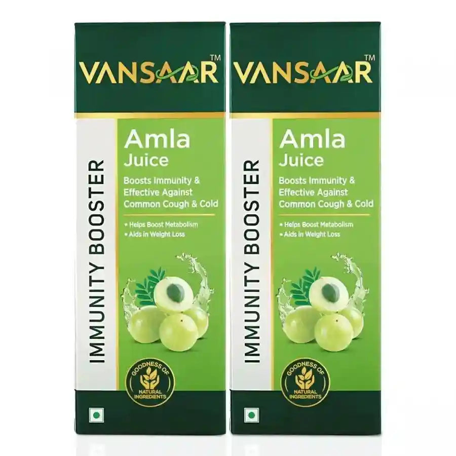 Amla Juice | Strengthens Immunity Naturally | 100% Cold Pressed | Power Of 75 Amlas Per Bottle - Vansaar
