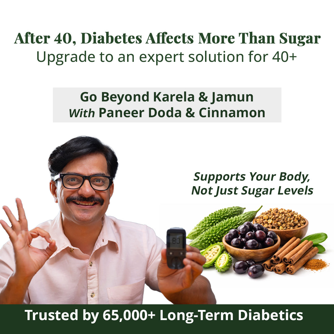 Diab Balance Juice For 45+ Adults | 14 Clinically Proven Herbs Like Karela, Jamun, Neem, Paneer Doda, Cinnamon