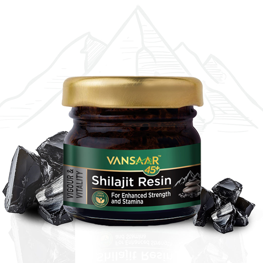 Shilajit Resin | 100% Pure & Potent Himalayan Shilajit | 80% fulvic acid & 84+ Phyto Minerals | 3X more Strength & Energy