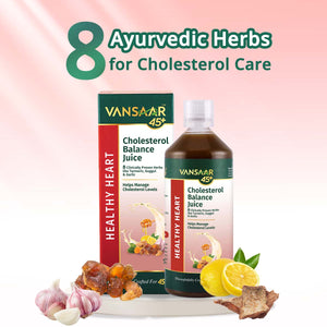 Cholesterol Balance Juice with Guggul & Arjuna - 1L | Reduces Bad & Improves Good Cholesterol 