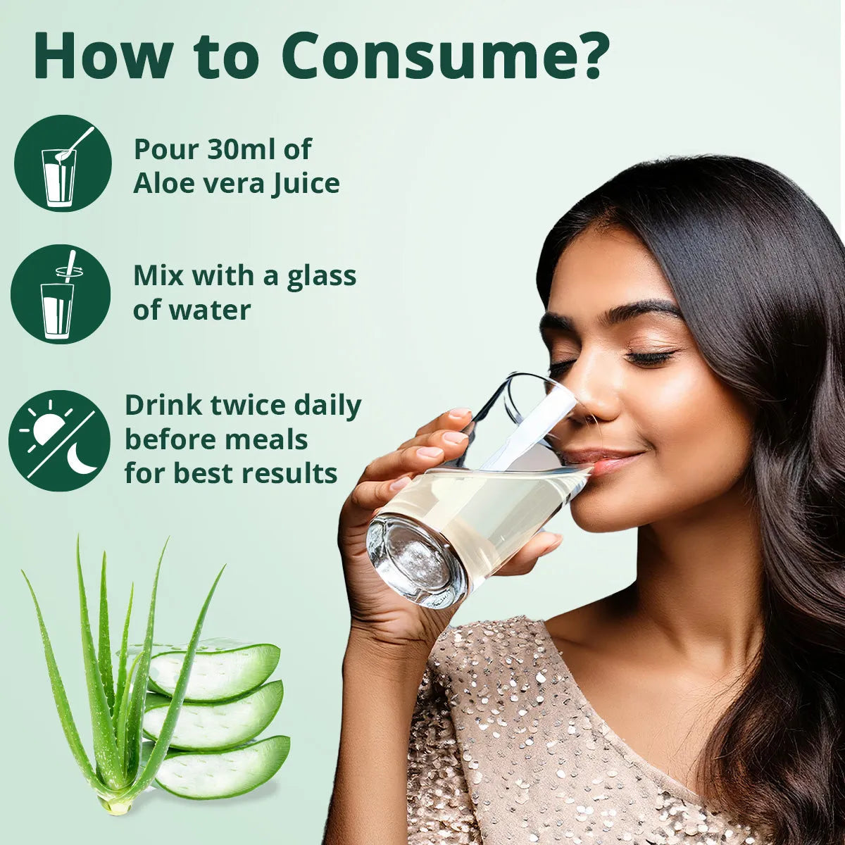 Aloe Vera Juice | For Glowing Skin & Healthy Hair| 100% Cold Pressed | Farm to Bottle in 4 Hours