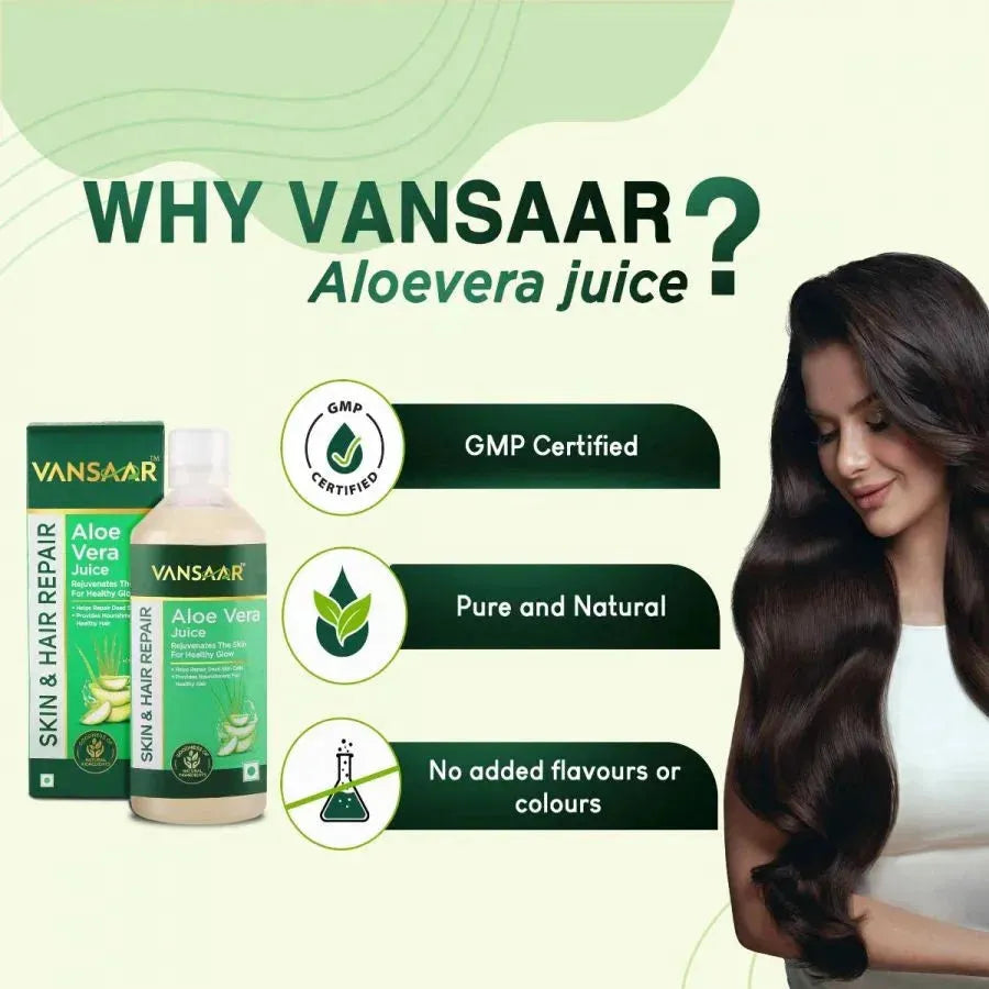 Daily Wellness Combo: Amla, Aloe Vera & Wheatgrass Juice - Vansaar