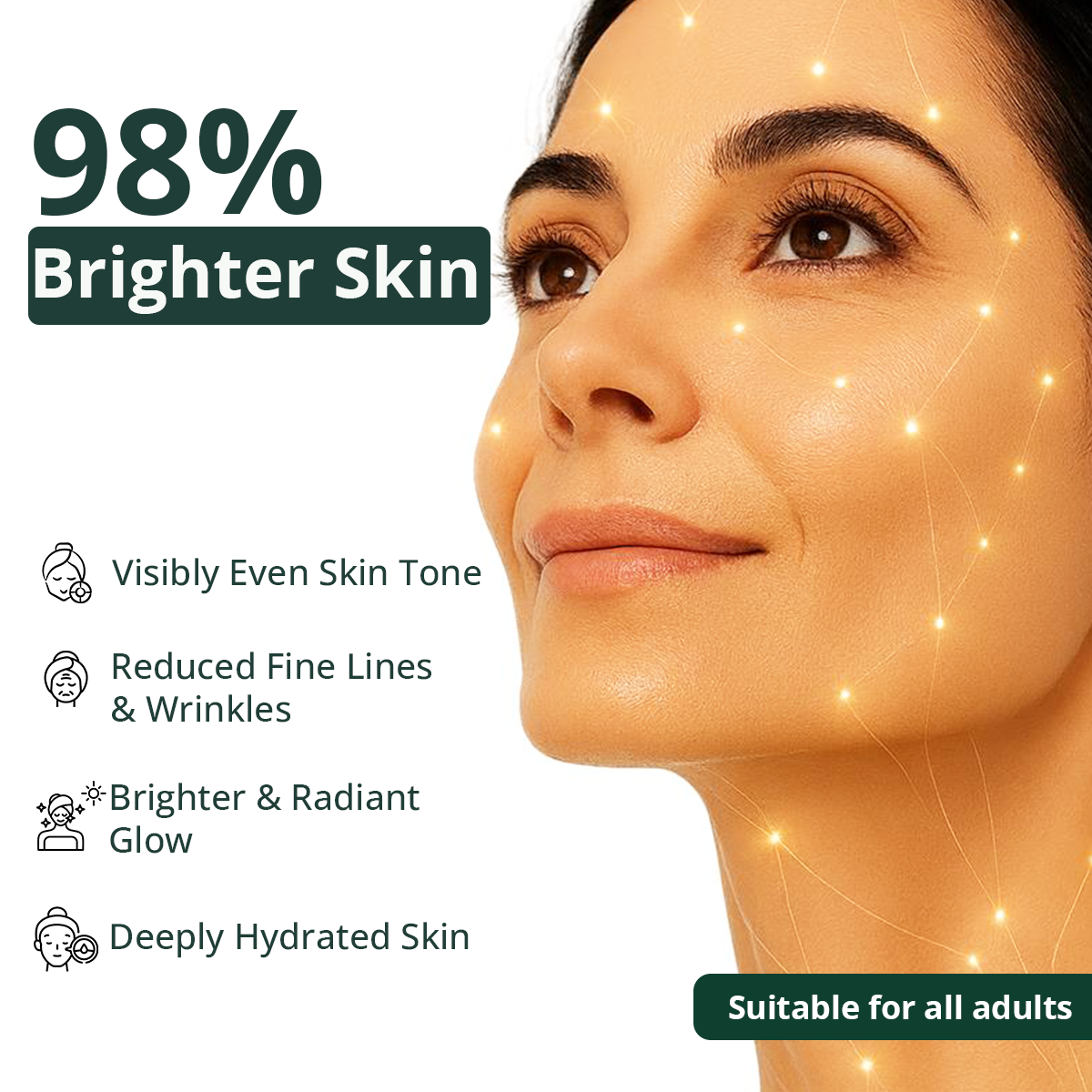 Liquid Collagen with 16 Proven Herbs like Sea Buckthorn & Vitamin C for 98% Brighter Skin