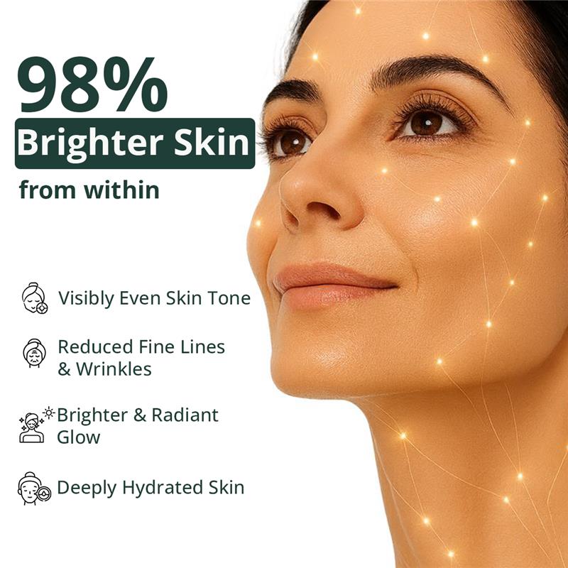 Liquid Collagen with 16 Proven Herbs like Sea Buckthorn & Vitamin C for 98% Brighter Skin