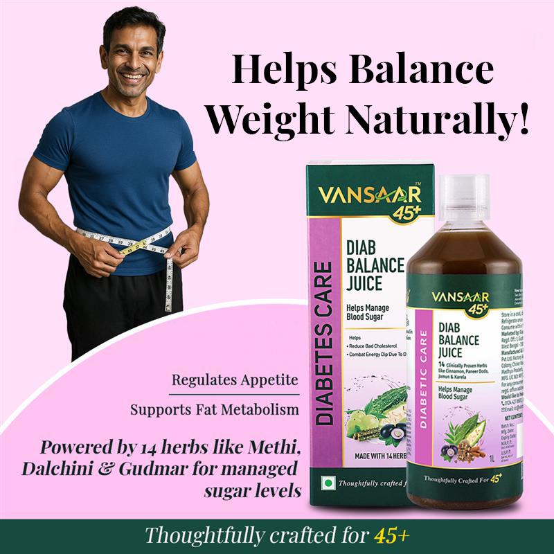 Diab Balance Juice with Paneer Doda & Cinnamon | For Blood Sugar Balance & Healthy HbA1c Levels