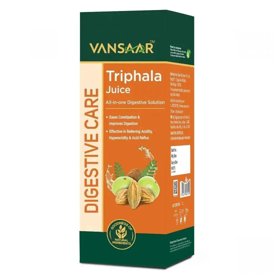 Triphala Juice | Digestive & Gut Health Solution | Constipation Relief - Vansaar